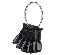 Nuancier Nail Art, 4 Couleurs 50pcs Conseils De Pratique du Nail Art Manucure Vernis Gel Couleur Affichage Vernis à Ongles Montrant Aussi(Noir)