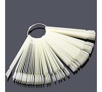 Nuancier Ongles 40 Pièces, Ongles Faux Présentoir Outils de pratique des ongles Palette de couleurs Pour la conception de la pratique des ongles (nature)