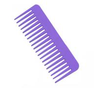 NuAngela Peigne à cheveux à dents larges non statiques, peigne démêlant pour cheveux épais, longs et bouclés, cheveux secs et humides, sans poignée, dents rondes, réduit la perte de cheveux et la