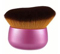 NUANJUYU Pinceau de maquillage Kabuki extra large de 75 mm pour le maquillage du visage ou du corps, manche ovale, utilisé avec du liquide ou du fond de teint pour une application plus uniforme et