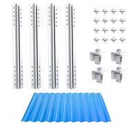 NuaSol kit de montage photovoltaïque pour toit en tôle trapézoïdale
