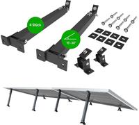 NuaSol Lot de 2 supports de centrales de balcon | Angle d'inclinaison 15-30°