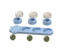 Nubamzy Balles murales d' à chat pour chats - Boule d' à chat rotative - Boule d'énergie pour chat, jouets comestibles à lécher pour chat - Jouets à mâcher sains pour nettoyer les dents de