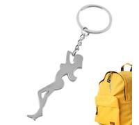 Nubamzy Porte-clés décapsuleur, petit porte-clés léger en forme de femme - Pendentif léger facile à transporter, petit décapsuleur pratique pour ouvrir les couvercles de la bouteille de bière