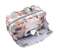Nubamzy Sac de voyage isotherme pour poussette avec porte-gobelet pour téléphone, clés, couches
