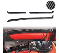 NUBEHONE Garnitures de contrôle intérieur en fibre de carbone véritable pour Chevrolet Corvette C8 Z51 Z06 Coupé 2020-2023