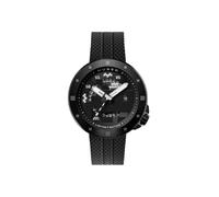 Nubeo Cassini Space Invaders NB-6103 Montre pour homme - Mouvement automatique japonais, boîtier en acier inoxydable de 50 mm, résistant à l'eau 50 m, bracelet en silicone, NB-6103, Ombre galactique
