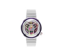 Nubeo Ventana Atari Gamestation Pro Limited Edition Montre automatique pour homme avec bracelet en caoutchouc NB-6125, 48 mm