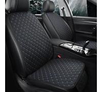 NUBHYYIO Ensembles Housses de Siège Voiture pour Citroen C3 Aircross 2015-2019, Avant et Arrière Tissu Lin Coussin Siege Respirante Amovibles Antidérapante Intérieurs Accessoires,Black-Blue