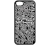 NUBI BUL Personalized Protective Hard Noir Phone Coque for Coque iphone 7 - Keith Haring -i7A1251