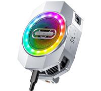 nubia 6 Refroidisseur Téléphone pour Jeux avec Clip, Graphène Refroidissement 37W Radiateur Mobile Ventilateur pour iOS/Android 70-85 mm, Compatible avec Support de Streaming Direct or Caméra