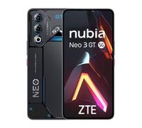 ZTE Nubia Neo 3 GT 5G Smartphone Gaming avec IA, 12 Go + 256 Go, gâchettes latérales, lumières LED, écran OLED 6,8" 120 Hz, batterie 5000 mAh, Android 15, gris