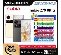 Nubia Smartphone Z70 Ultra 5G Snapdragon 8 Elite 6,85'' 144Hz OLED 16 Go/512 Go Android 15 Noir