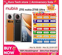 Nubia z70s ultra photographe édition 5G Smartphone Snapdragon 8 Elite 6.85 "1.5K HD affichage 35mm objectif 6600mAh 80W charge rapide 16GB+512GB Antique Brown