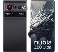 Nubia Z80 Snapdragon 8 Elite Gen 5 Smartphone Android Ultra 5G avec triple caméra IA 50 MP, charge sans fil 80 W, écran AMOLED 6,8 pouces 144 Hz - Noir