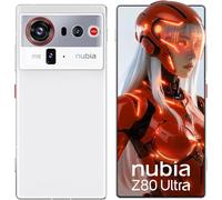 nubia Z80 Ultra 5G Smartphone Android Snapdragon 8 Elite Gen 5 avec écran AMOLED 6,8", 16 + 512 Go, 144 Hz - Blanc
