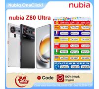 nubia Z80 Ultra Smartphone Snapdragon 8 Elite Gen 5 7200mAh 6.85'' 144Hz OLED Display 90W Fast Charging 64MP+50MP AI Camera NFC 12 + 256 Go Noir