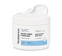NUBIANCE Baume Corps Hydratant au Beurre de Karité Nourrissant 450ml | Hydrate intensément les zones sèches avec l’acide hyaluronique, pour une peau plus souple et confortable jusqu’à 48H.