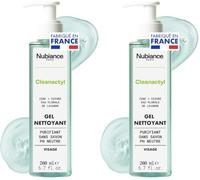 Nubiance Cleanactyl Gel Nettoyant Visage Peau Grasse Purifiant 200 ml (Lot de 2)
