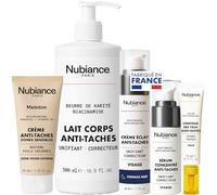 Nubiance Coffret Crème Hydratante Visage, Sérum Anti Tache Visage