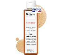 Nubiance Exfoclear Gel Exfoliant Gommage Visage Et Corps Aux AHA Peaux Mixtes À Grasses 200ml
