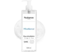 NUBIANCE - Micelliance - Eau micellaire 500ml - Nettoyer tous les types de peau. Anti-imperfections de la peau - Sans additifs, sans parfum, sans alcool - Format eco