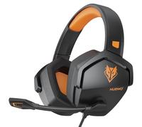 NUBWO N16 Casque Gaming - Micro Annulant Le Bruit, Son Stéréo et Conception Confortable pour PS5, PS4, Xbox One, NS, PC, Ordinateur Portable et Mac - Jaune