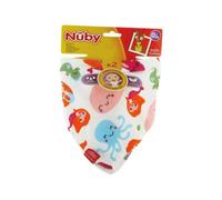 Nuby Bavoirs Coton Motifs Animaux Océan Sirène Lot de 2 +0m
