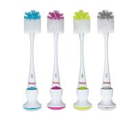Nuby bébé Accessoires Bouteille Brosse W/imbriqués Mamelon 2 en 1 varier Couleur 5554