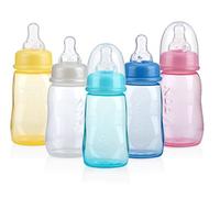 Nûby Biberon Col Standard en Polypropylène avec Tétine 2V 150 ml 0-12 Mois