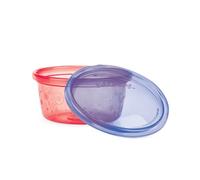 Nuby Bols avec Couvercle | Pots de conservation | 12 Pack | 300 ml | Multicouleurs