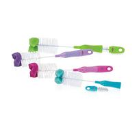 Nuby Brosse à tétons pour biberon, les couleurs peuvent varier