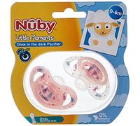 Nuby Cg Tétine ovale phosphorescente 2P 0-6 mois 200 g