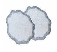 Nuby - Coussinets d'allaitement Jour jetables - avec Bande adhésive pour Un Bon Maintien dans Le Soutien-Gorge - 30 pièces: 28 Noires et 2 Blanches - Blanc