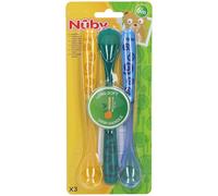 Lot De 3 Cuillères Longues 6m+ - Nuby
