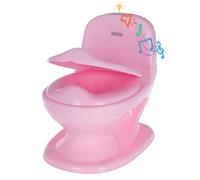 Nuby Dr. Talbot's - My Real Potty - Pot pour bébé avec bruit de chasse - Toilette enfant - Pot d’apprentissage de la propreté - Avec vrai son et piles incluses - Rose - 18+ mois