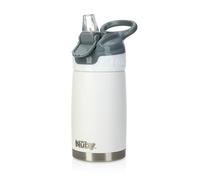 Nuby Flip-It Gourde Isotherme en Acier Inoxydable, 300ml, +18 Mois, Blanc
