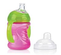 Nuby Gobelet Anti-Goutte Swirl Clik It - 240 Ml - Rose - 6 Mois + Rose