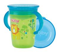 Nûby Gobelet Magique 360° avec Anses Vert 240 ml