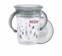 Nûby - Gobelet Magique 360° en Tritan™ - 240ml Gris