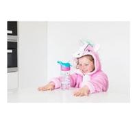 nuby gobelet paille souple et bouton push en tritan - 540 ml - rose - 3 ans + Rose G