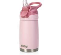 Nuby Gourde Reflex Flip-it | Gourde Isotherme en Acier Inoxydable | Anti-fuites | Gourde de Voyage en Acier | 300ml | Rose | +18 mois