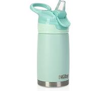 Nuby Reflex | Isotherme en Acier Inoxydable | Gourde de Voyage en Acier | 300ml | Turquoise | +18 mois