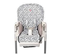Nuby Housse de chaise haute contre les déversements et les miettes, résistante à l'eau, impression coups de pinceau