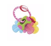 Nuby clés à mordre réfrigérantes 20 cm en silicone junior 4 pièces