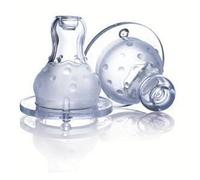 Nuby - Id024 - Lot De 2 Tétines Pour Biberons À Col Standard - Neutre
