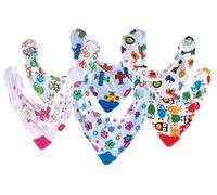 Nuby ID4290 Bandana AVEC anneau de dentition, 3 - 6 mois, sans