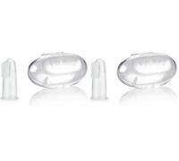 Nuby - ID730 - Première Brosse à dent en Silicone - Neutre (Lot de 2)