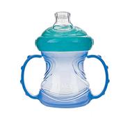 Nuby ID9895BLUE Leak-Proof Learn-to-Drink Cup 4 in 1 / Blue