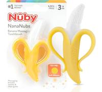 Nuby Jouet de dentition en forme de banane – Silicone – 3+ mois
